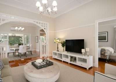 Queenslander renovation at Robe St, Grange